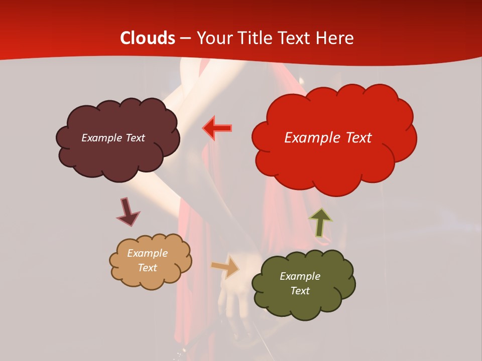 Shop Window Mannequins PowerPoint Template