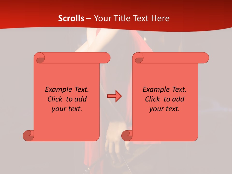 Shop Window Mannequins PowerPoint Template