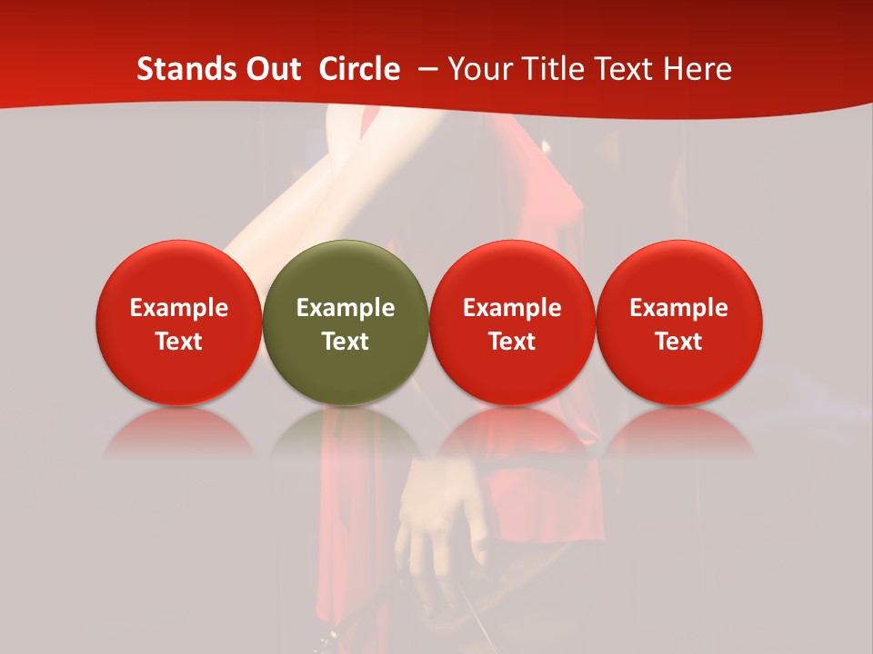 Shop Window Mannequins PowerPoint Template