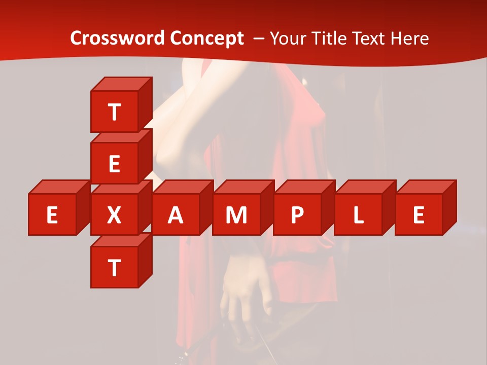 Shop Window Mannequins PowerPoint Template
