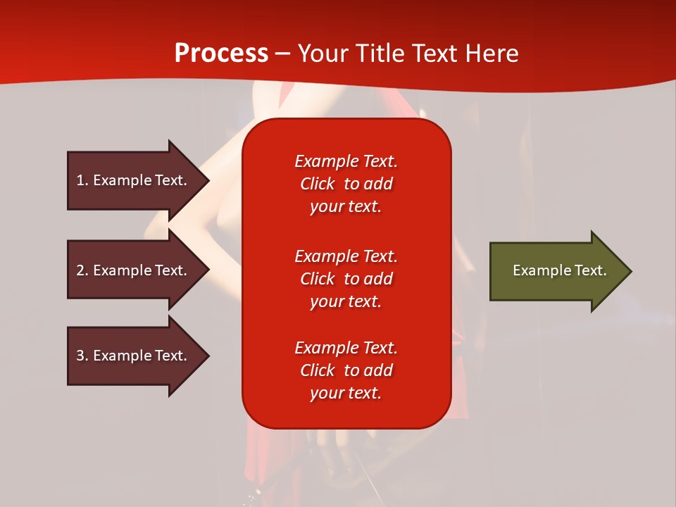 Shop Window Mannequins PowerPoint Template