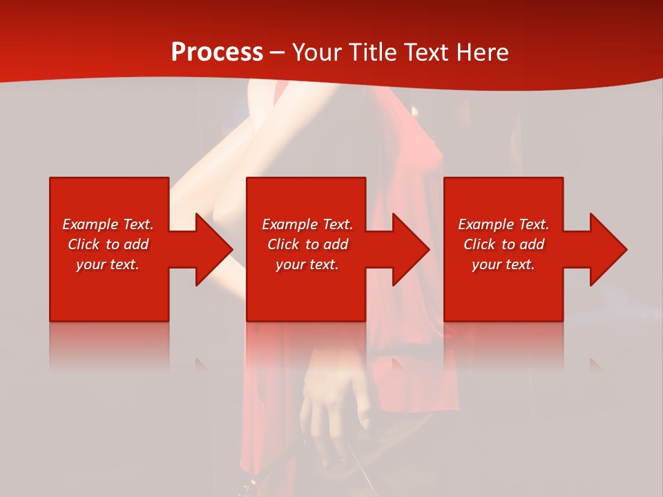 Shop Window Mannequins PowerPoint Template