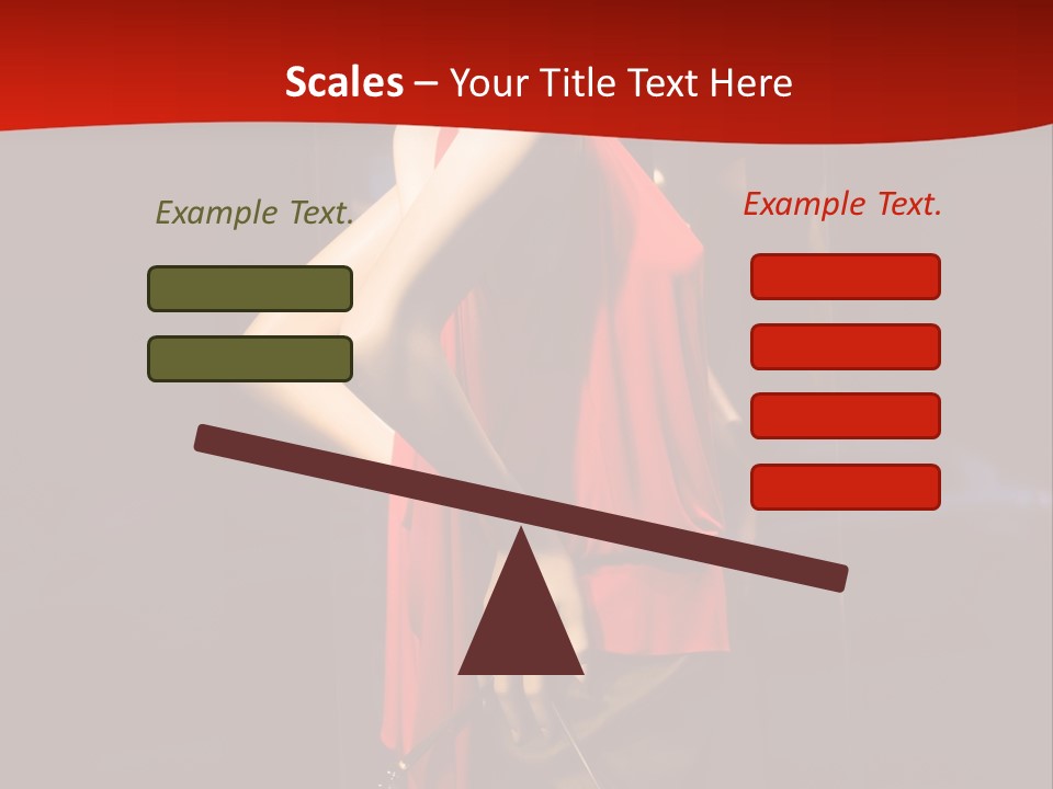 Shop Window Mannequins PowerPoint Template