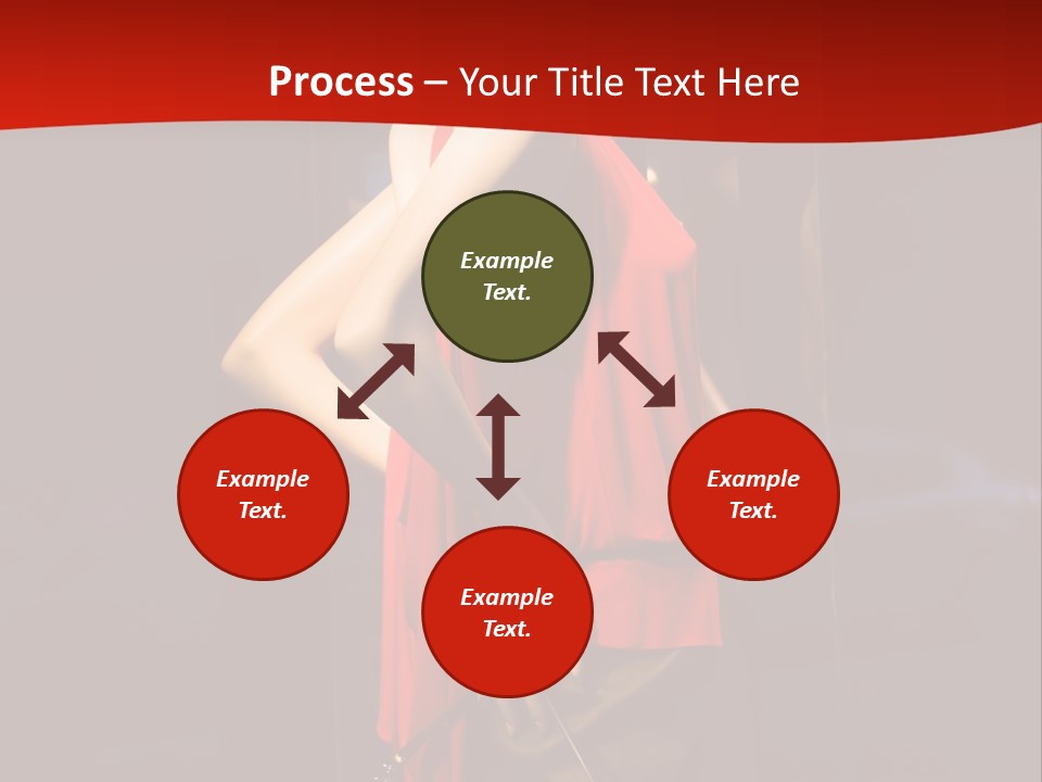 Shop Window Mannequins PowerPoint Template