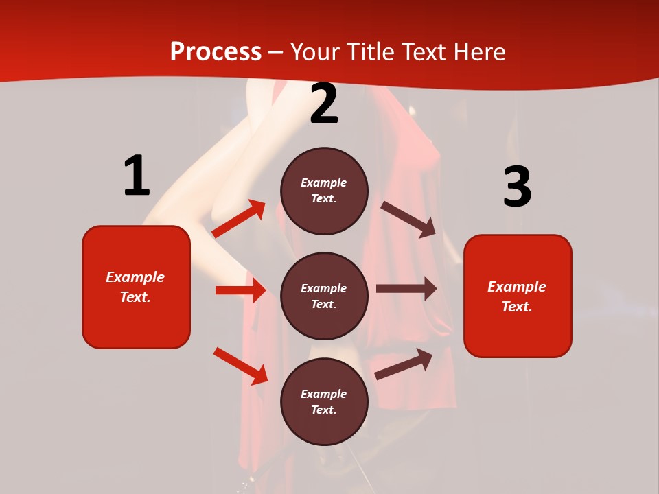 Shop Window Mannequins PowerPoint Template