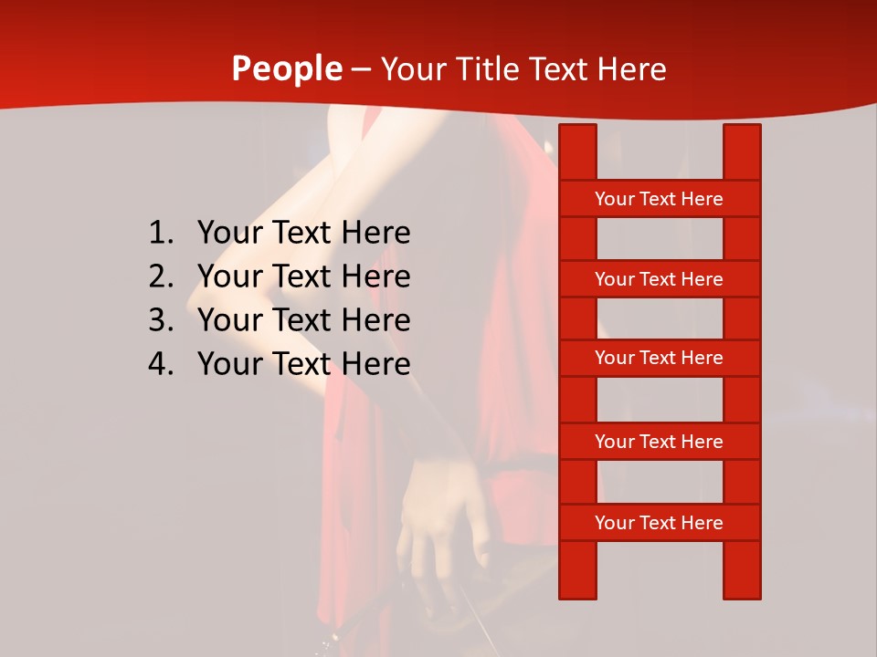 Shop Window Mannequins PowerPoint Template