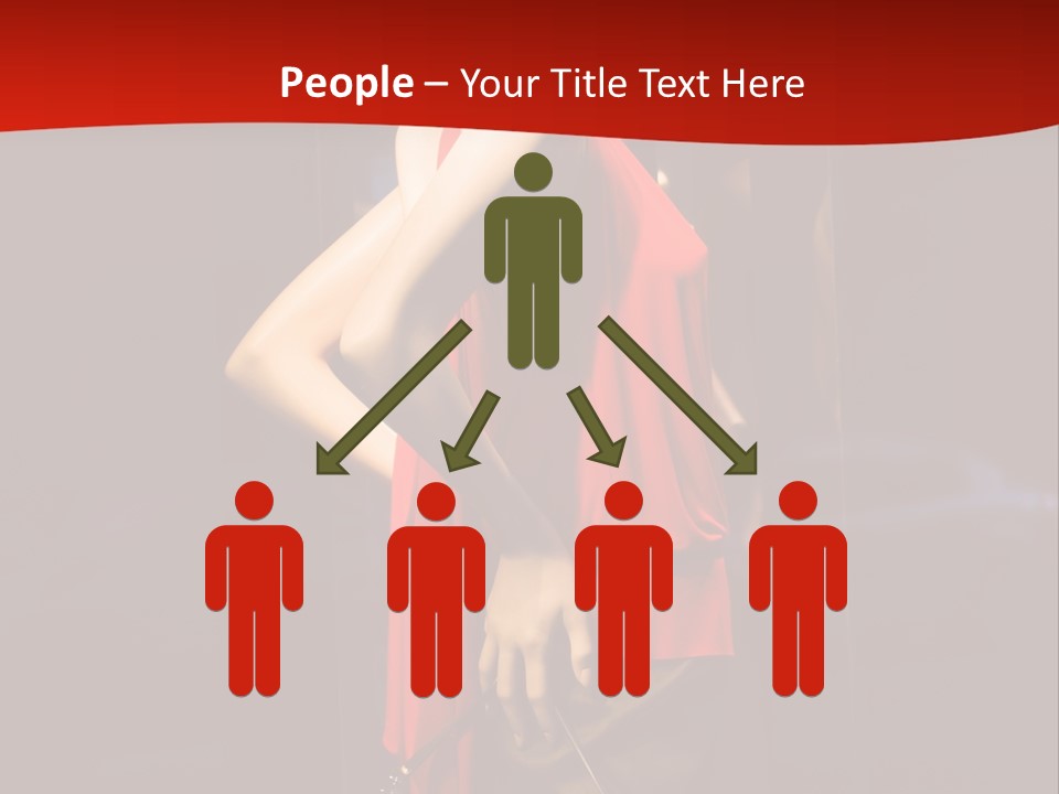 Shop Window Mannequins PowerPoint Template