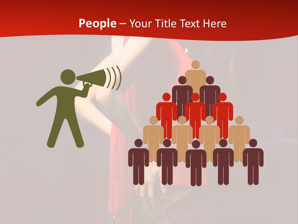 Shop Window Mannequins PowerPoint Template