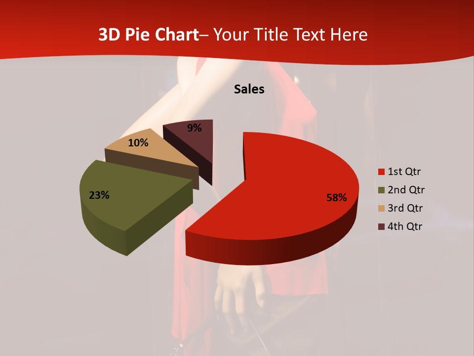 Shop Window Mannequins PowerPoint Template