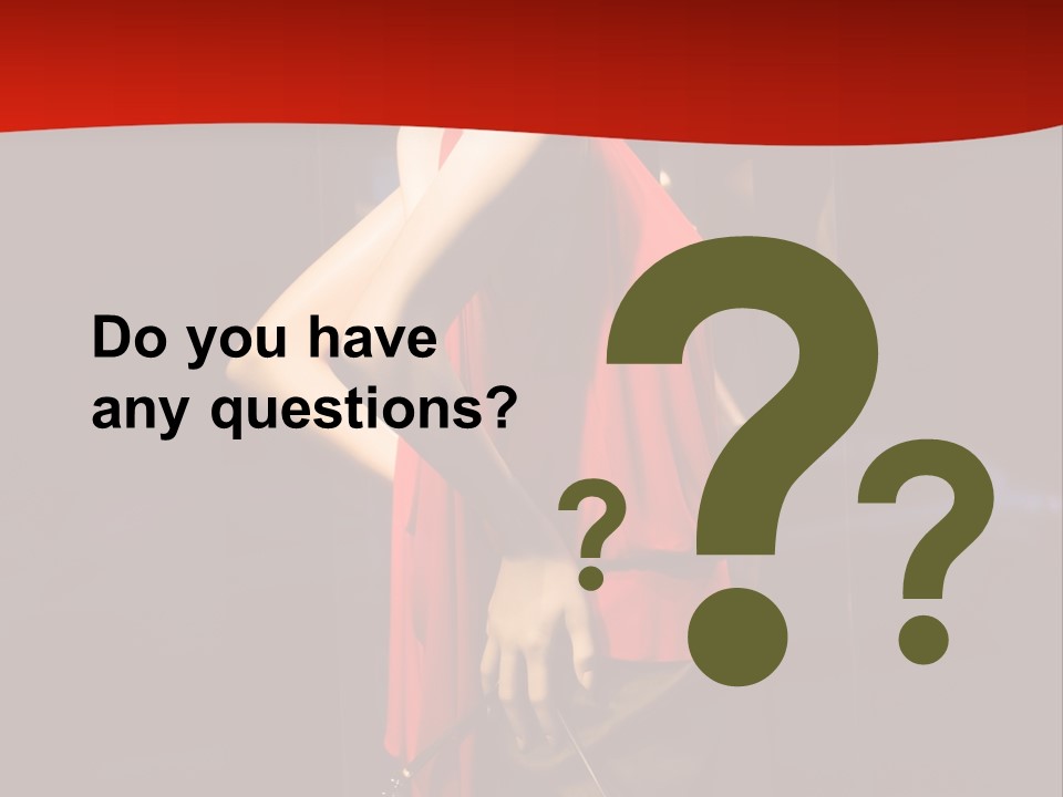 Shop Window Mannequins PowerPoint Template