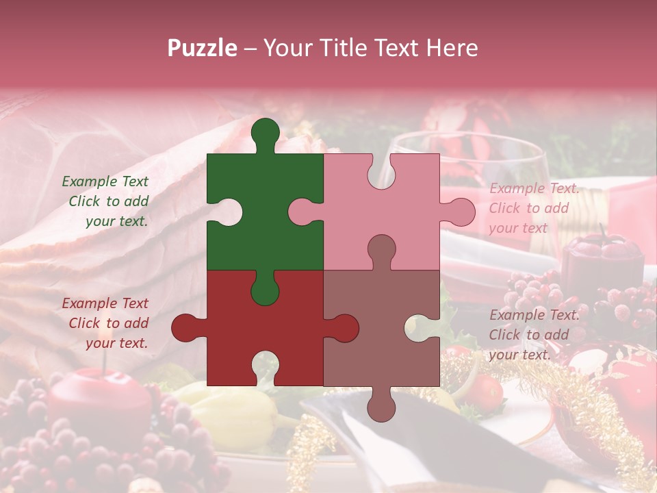 Christmas Dinner PowerPoint Template