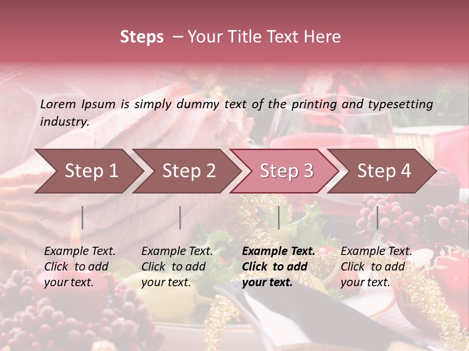 Christmas Dinner PowerPoint Template