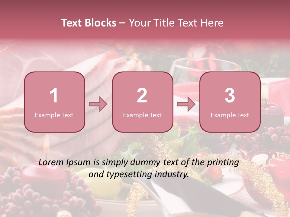 Christmas Dinner PowerPoint Template