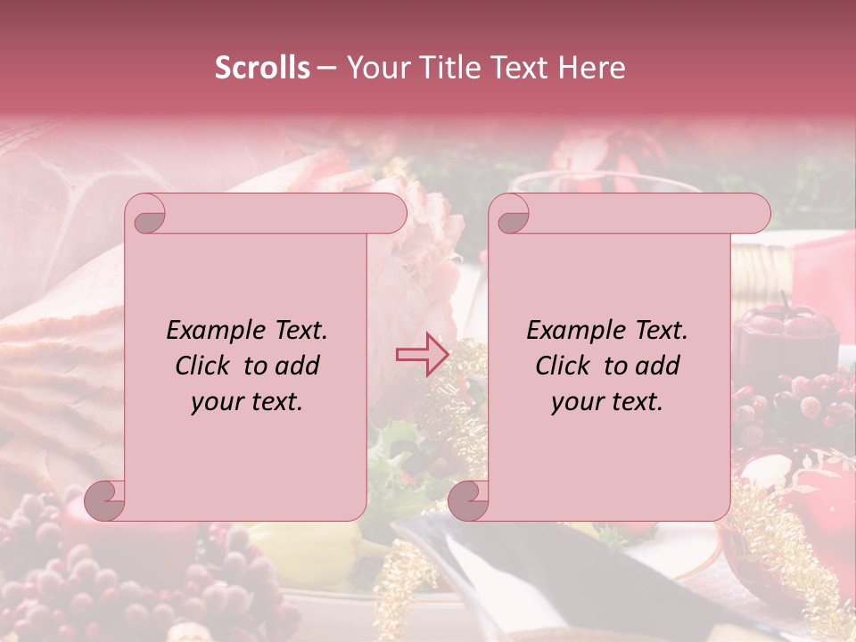 Christmas Dinner PowerPoint Template