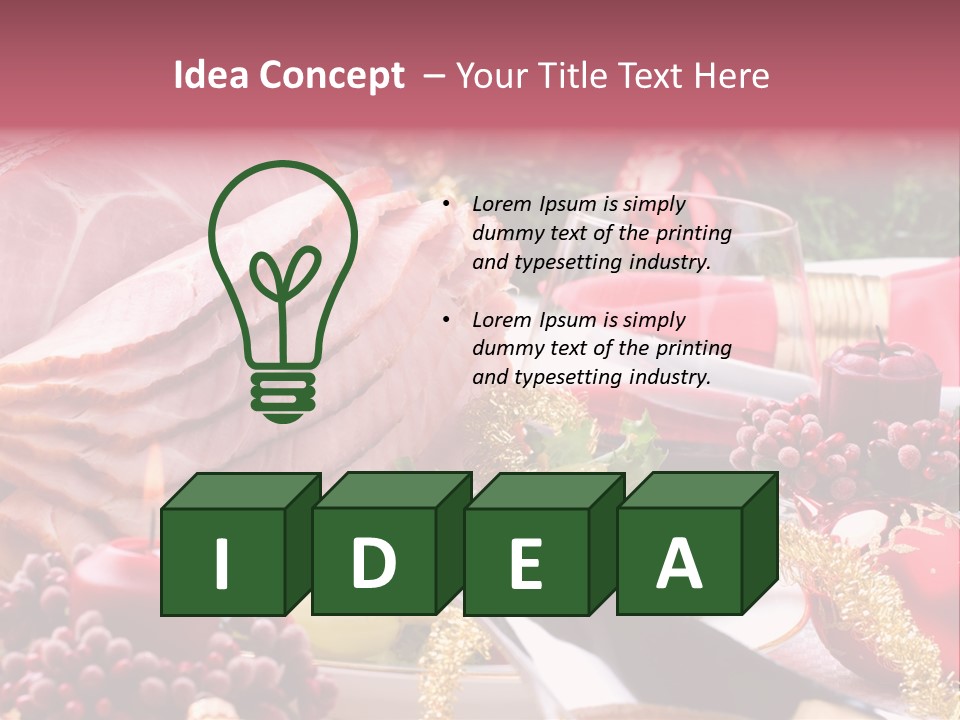 Christmas Dinner PowerPoint Template