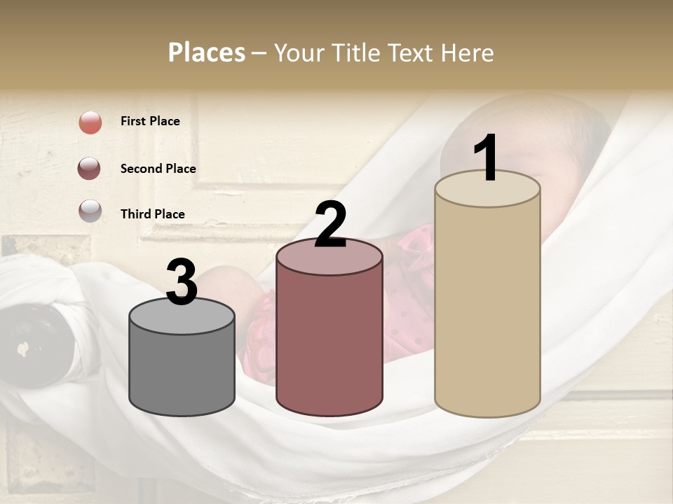 Newborn Baby Sleeping PowerPoint Template