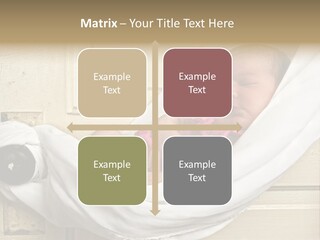 Newborn Baby Sleeping PowerPoint Template