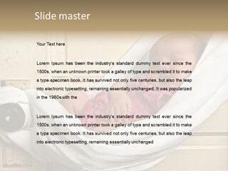 Newborn Baby Sleeping PowerPoint Template