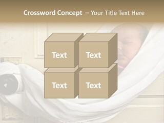 Newborn Baby Sleeping PowerPoint Template