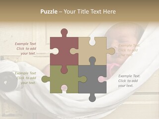 Newborn Baby Sleeping PowerPoint Template