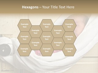 Newborn Baby Sleeping PowerPoint Template