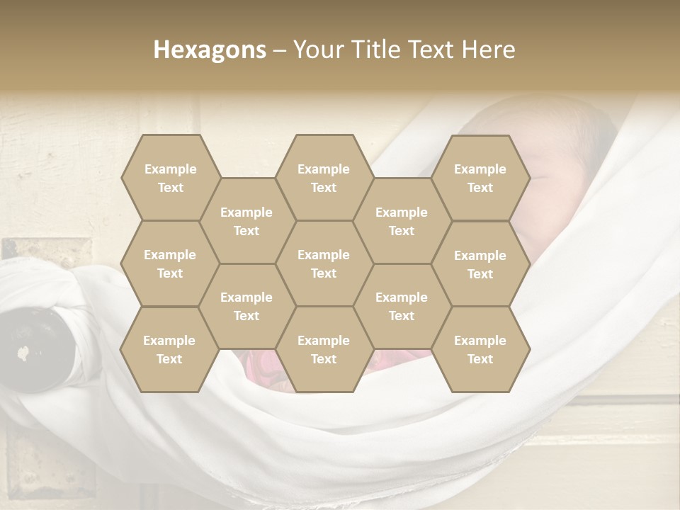 Newborn Baby Sleeping PowerPoint Template