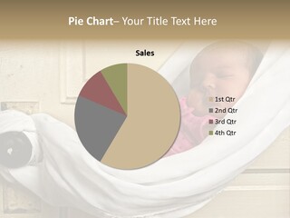 Newborn Baby Sleeping PowerPoint Template