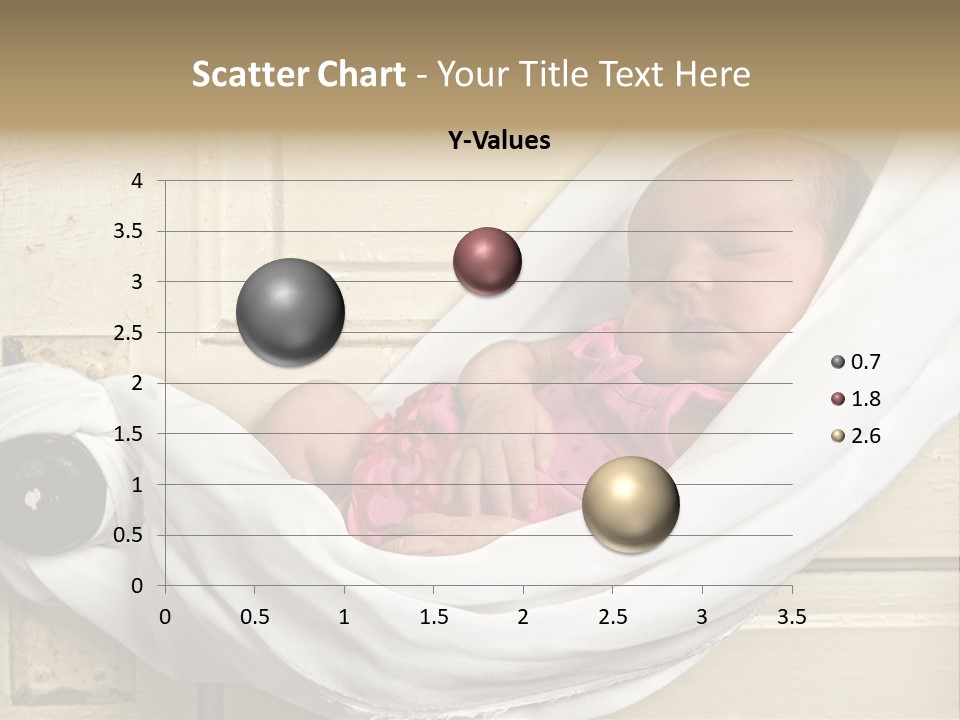 Newborn Baby Sleeping PowerPoint Template
