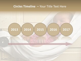 Newborn Baby Sleeping PowerPoint Template