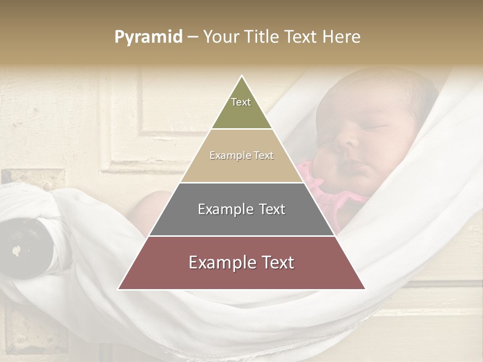 Newborn Baby Sleeping PowerPoint Template