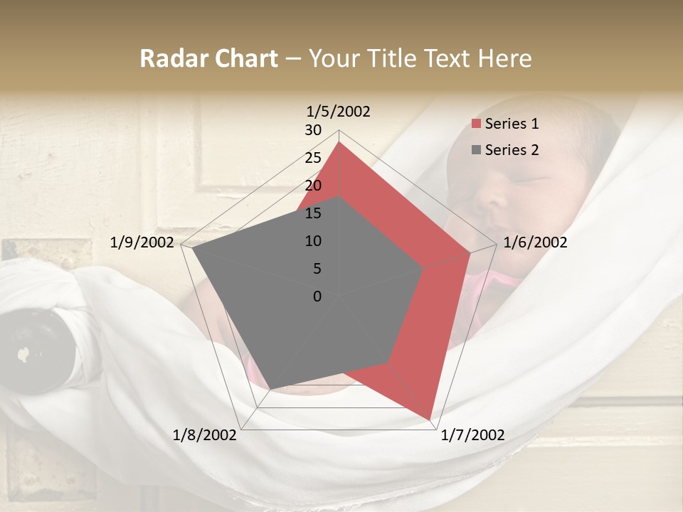 Newborn Baby Sleeping PowerPoint Template