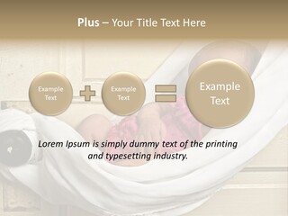 Newborn Baby Sleeping PowerPoint Template