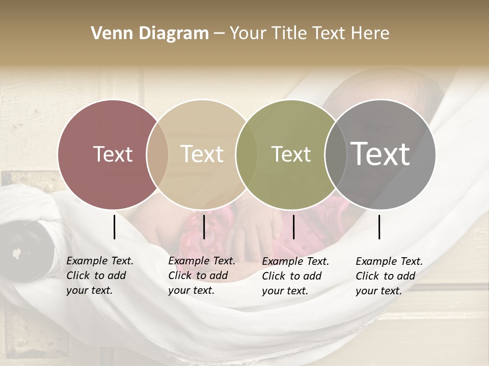 Newborn Baby Sleeping PowerPoint Template