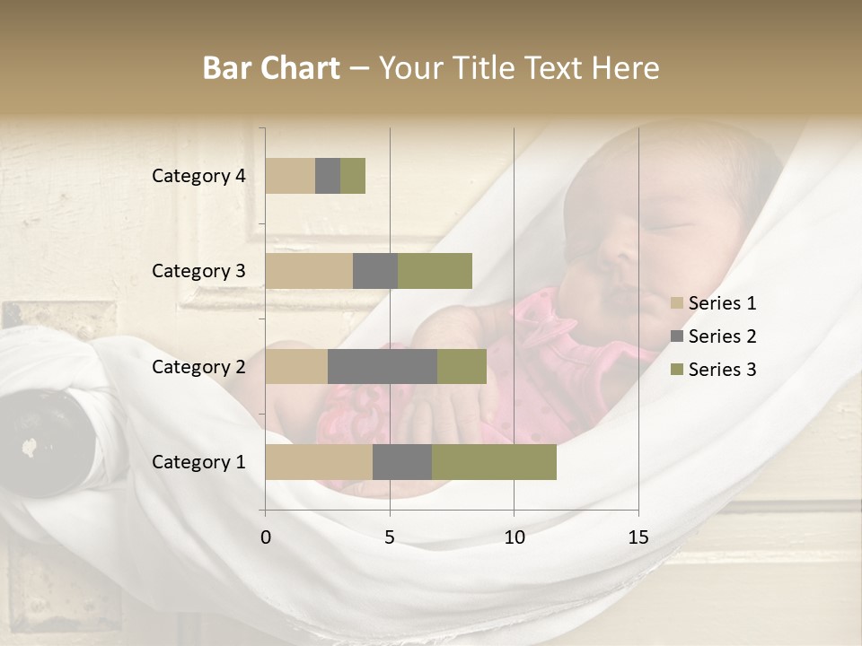 Newborn Baby Sleeping PowerPoint Template