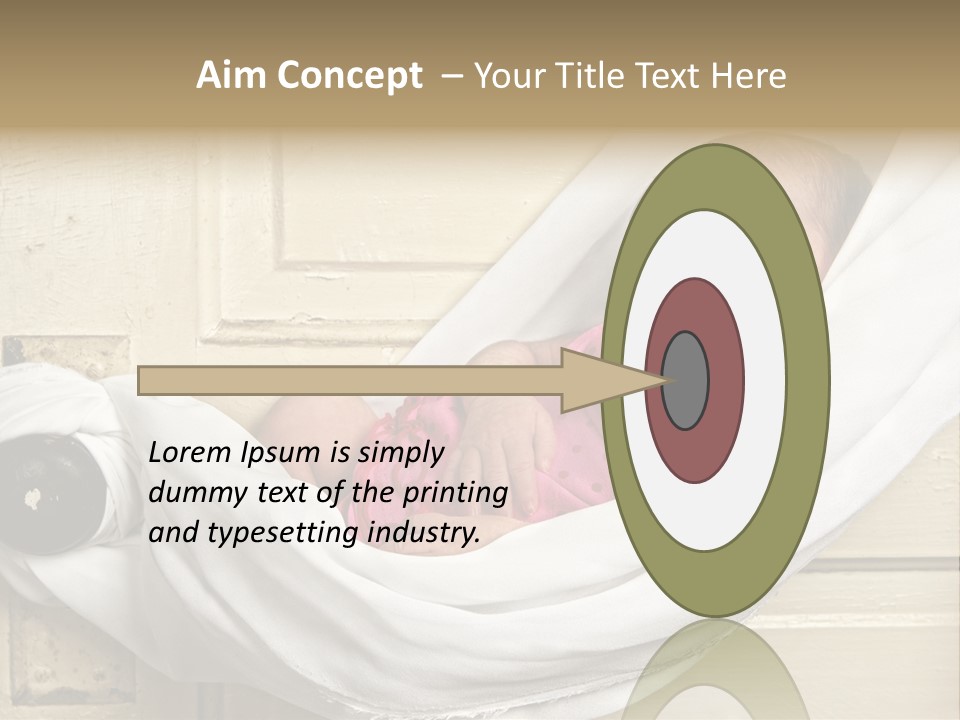 Newborn Baby Sleeping PowerPoint Template