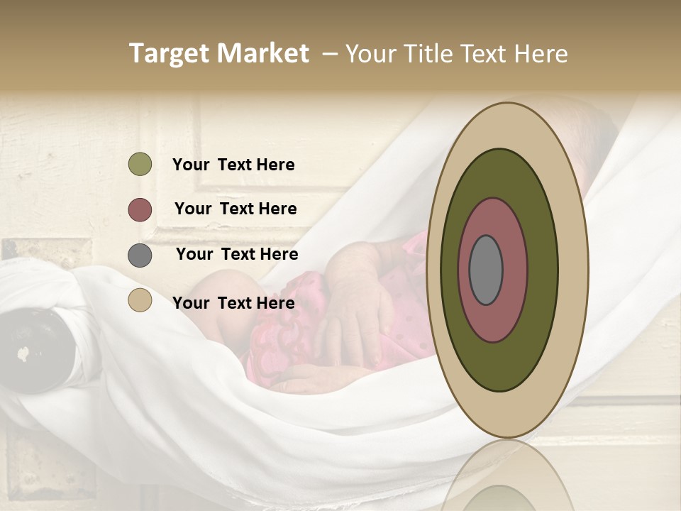 Newborn Baby Sleeping PowerPoint Template