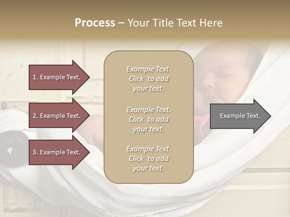 Newborn Baby Sleeping PowerPoint Template
