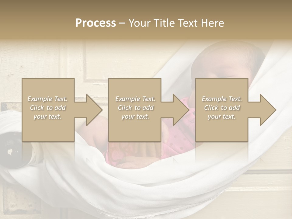 Newborn Baby Sleeping PowerPoint Template