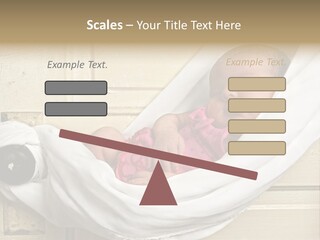 Newborn Baby Sleeping PowerPoint Template