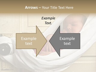 Newborn Baby Sleeping PowerPoint Template