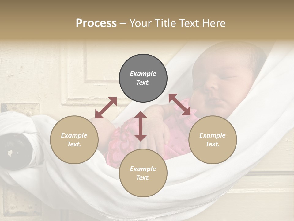 Newborn Baby Sleeping PowerPoint Template
