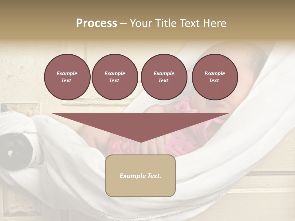 Newborn Baby Sleeping PowerPoint Template