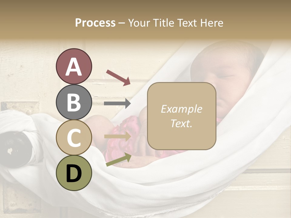Newborn Baby Sleeping PowerPoint Template