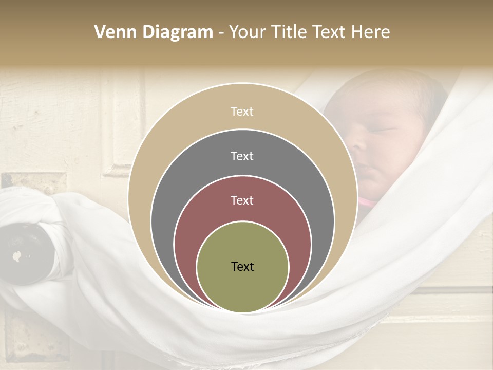 Newborn Baby Sleeping PowerPoint Template