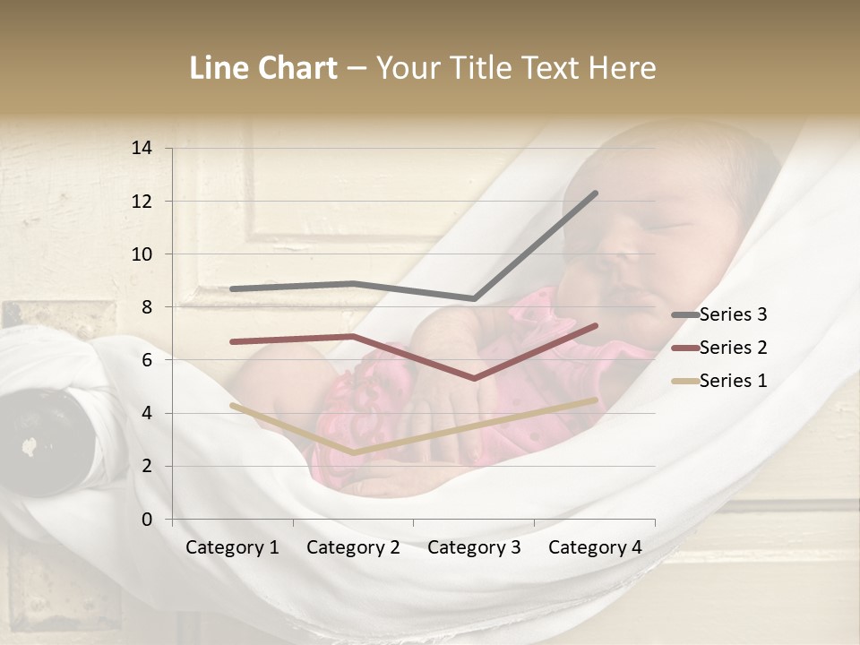 Newborn Baby Sleeping PowerPoint Template