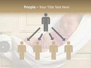 Newborn Baby Sleeping PowerPoint Template