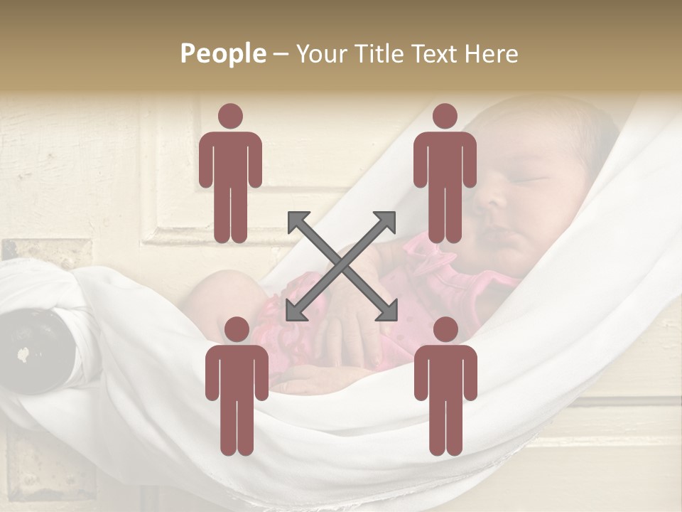 Newborn Baby Sleeping PowerPoint Template