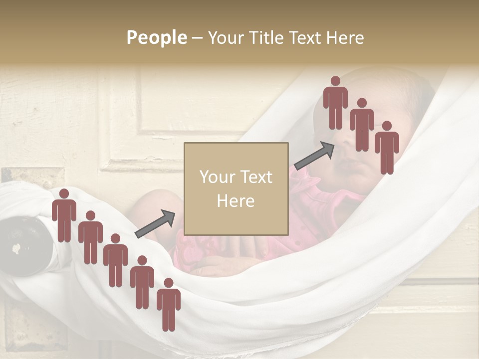 Newborn Baby Sleeping PowerPoint Template