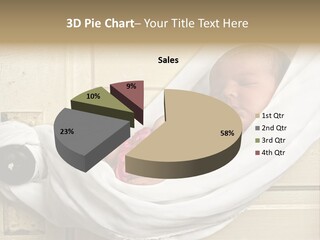 Newborn Baby Sleeping PowerPoint Template
