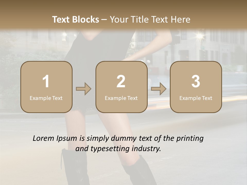 Urban High Fashion PowerPoint Template